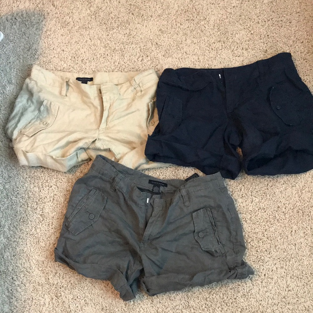 Tommy Hilfiger shorts blue, gray and tan. Size 0
